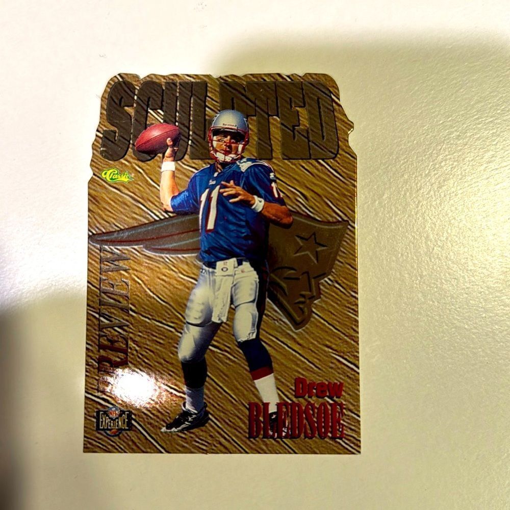 1995 Classic Images Limited Live Sculpted Previews Drew Bledsoe NX2 mint cond